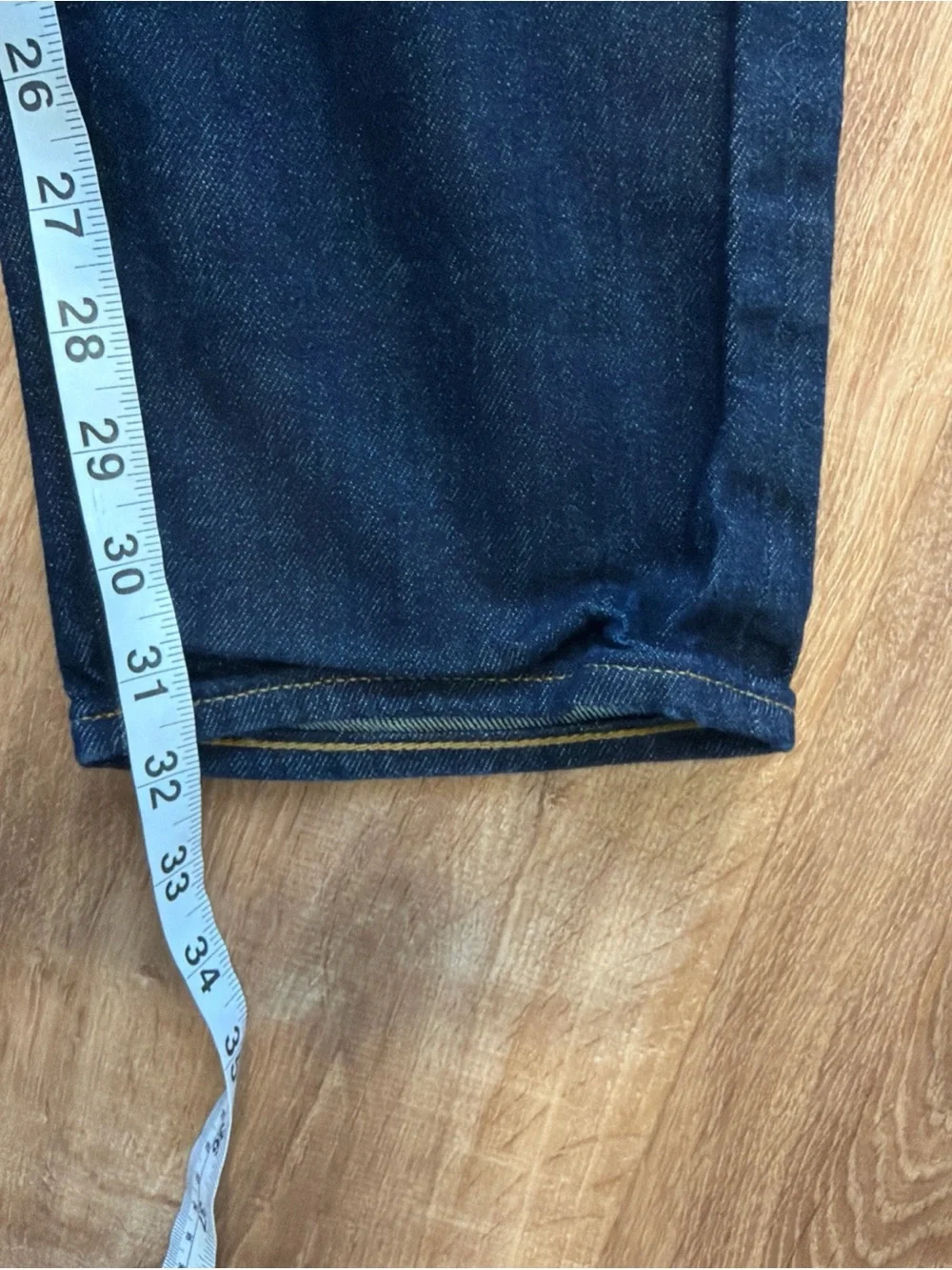 J. Crew 484 Jeans Mens 34x34 Blue Kurabo Japanese Denim Slim Tapered Fit Dark